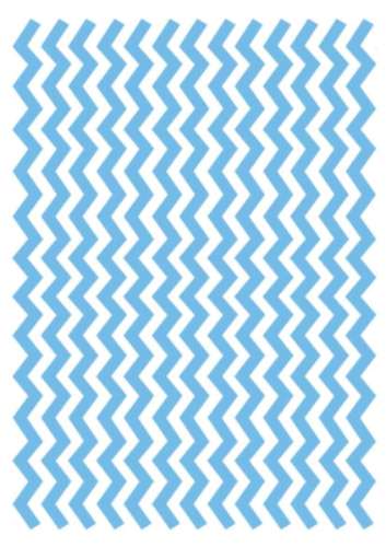 Printed Wafer Paper - Chevron Pastel Blue - Click Image to Close